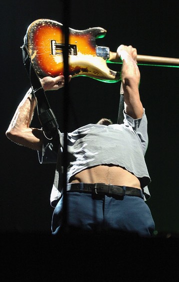 John Fruciante Back of Guitar