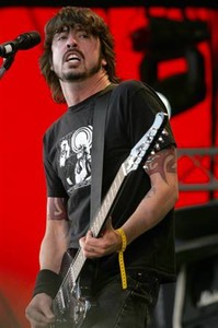 Dave Grohl performing live