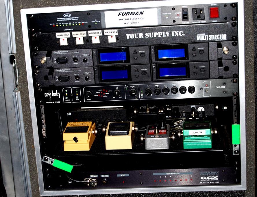 Jim Root's amplifier rack