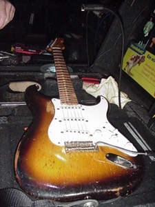 John Frusciante Strat in Case