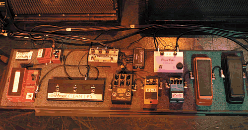 Joe Satriani's pedalboard