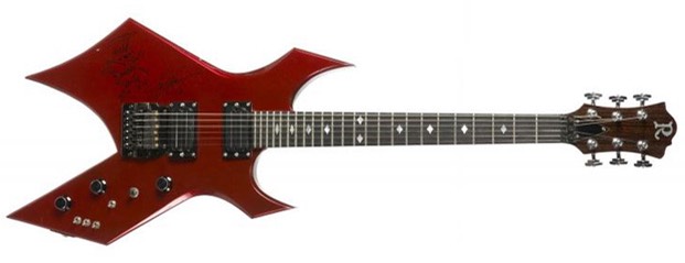 Slash's B.C. Rich Warlock guitar