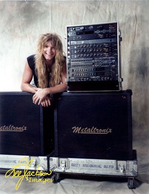 Zakk Wylde with Metaltronix amplifier